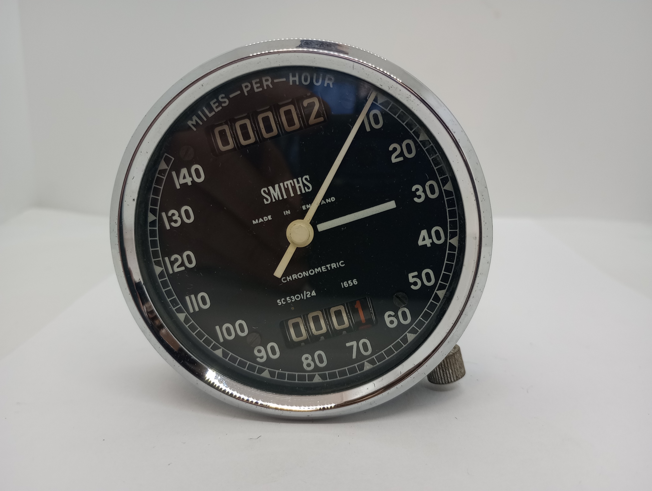 SC 5301/24 1656 Genuine Smiths Chronometric Speedometer Black Face 140MPH