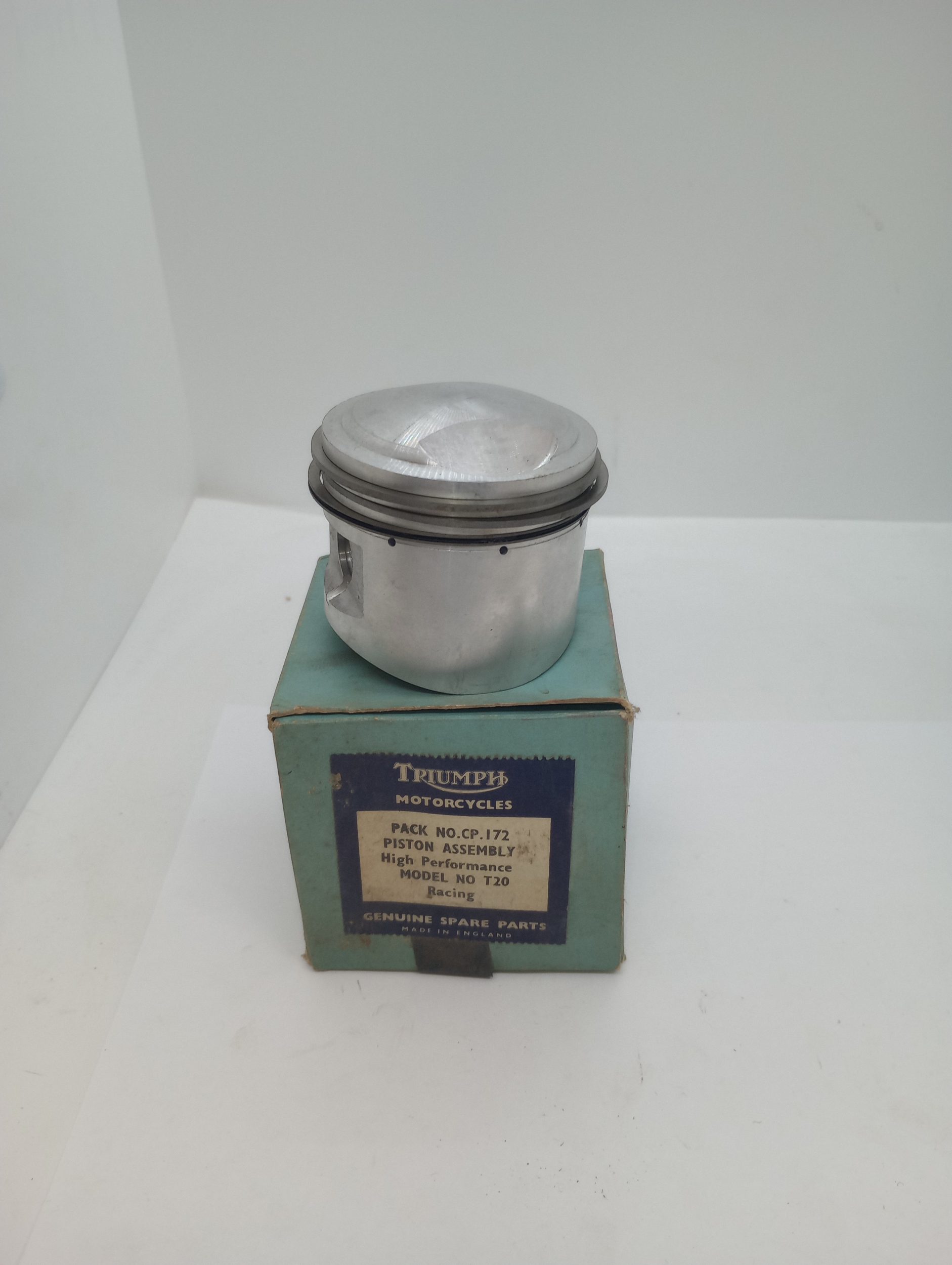 CP172/20 Piston Assembly, High Performance, Triumph T20 Cub, Standard, Genuine NOS