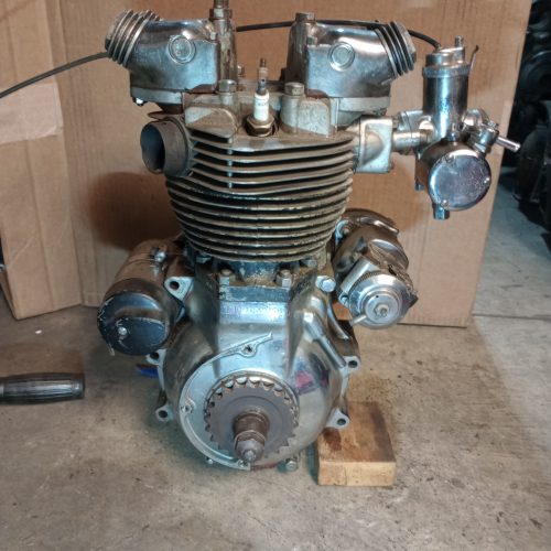 Pre Unit Triumph 650 Engine with Mag and Generator