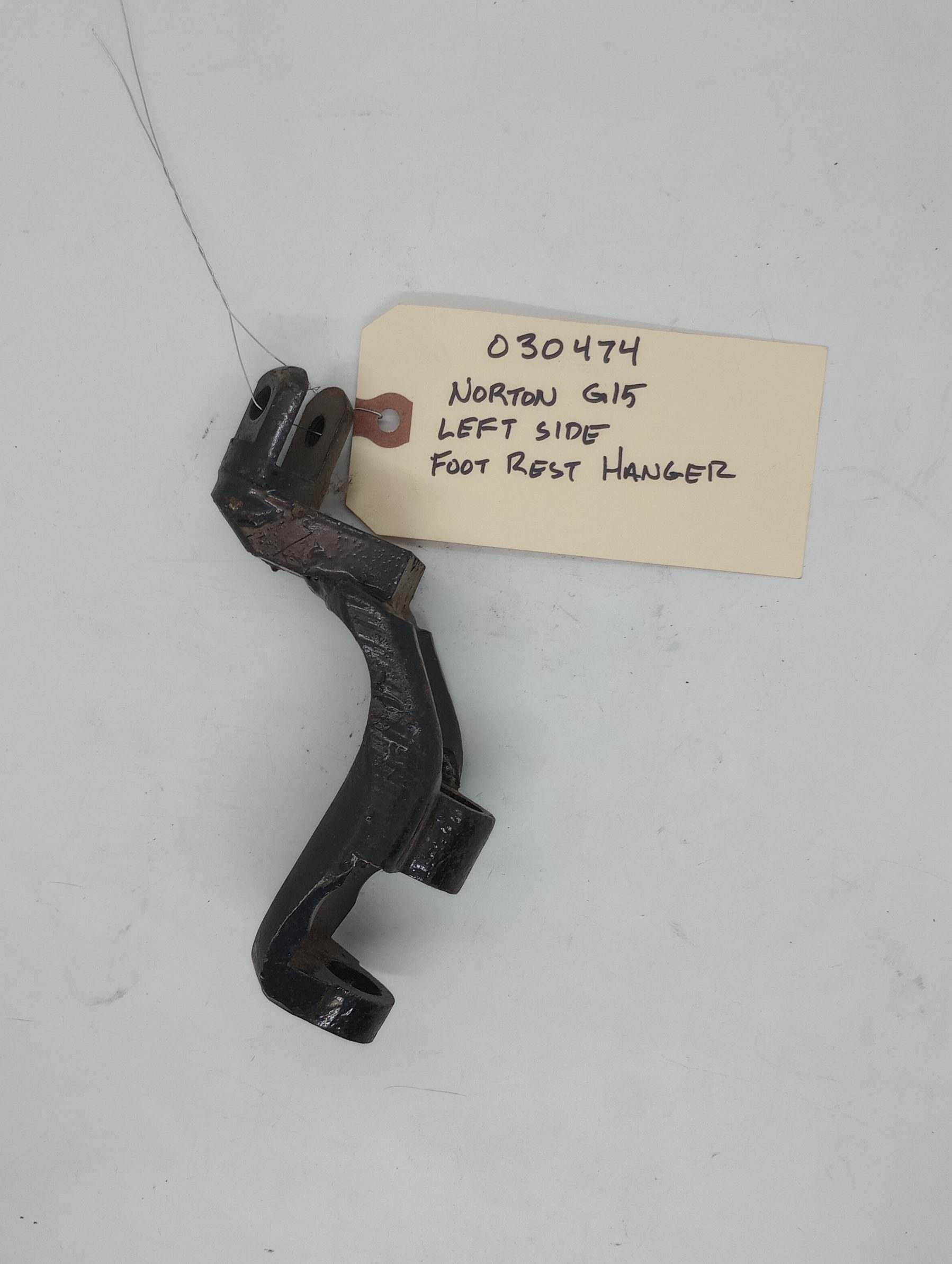 NM 030474 Norton G15 Left Side Foot Rest Hanger