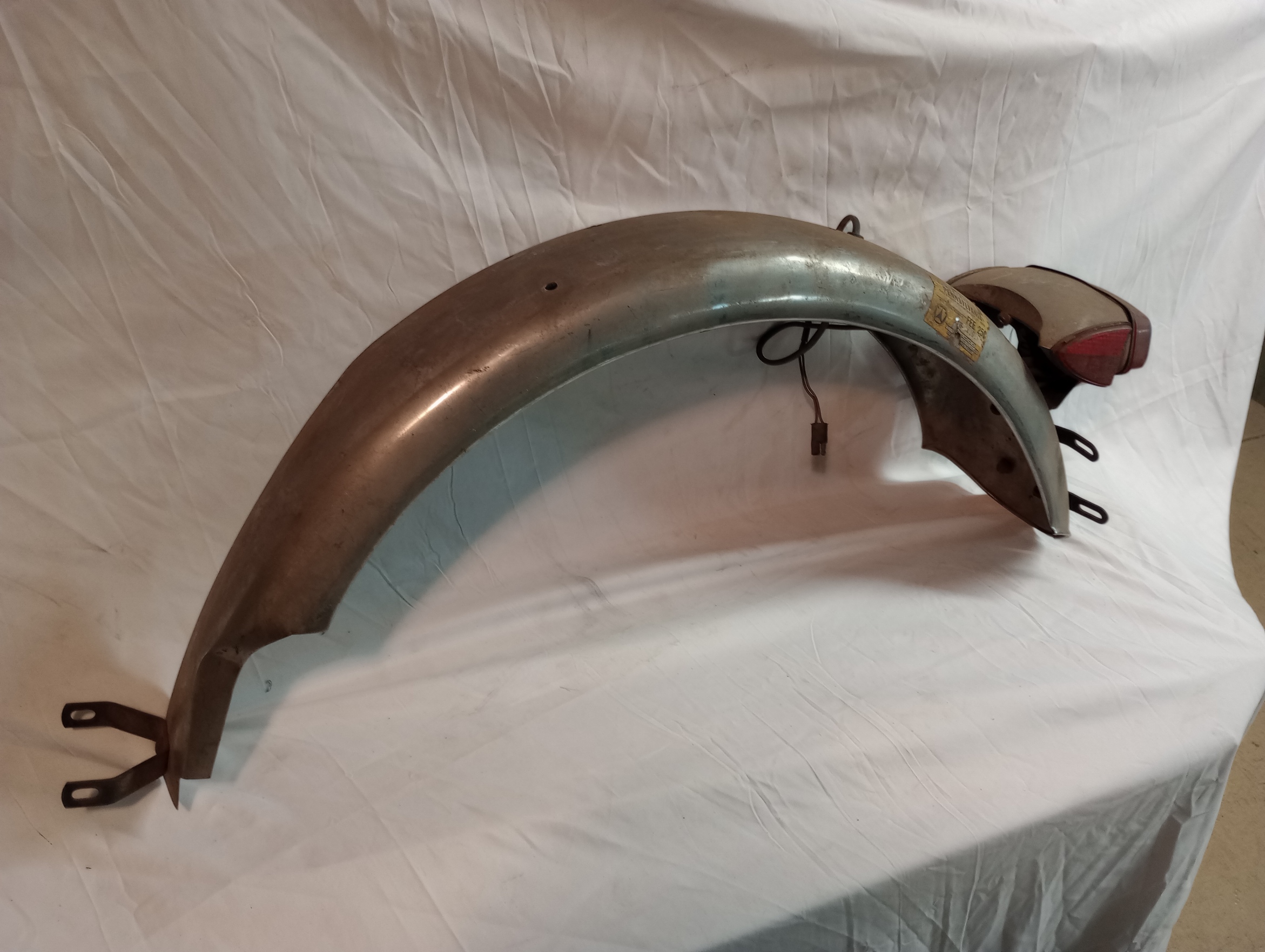 82-8144U Rear Stainless Fender, Triumph 1966-1969 - USED