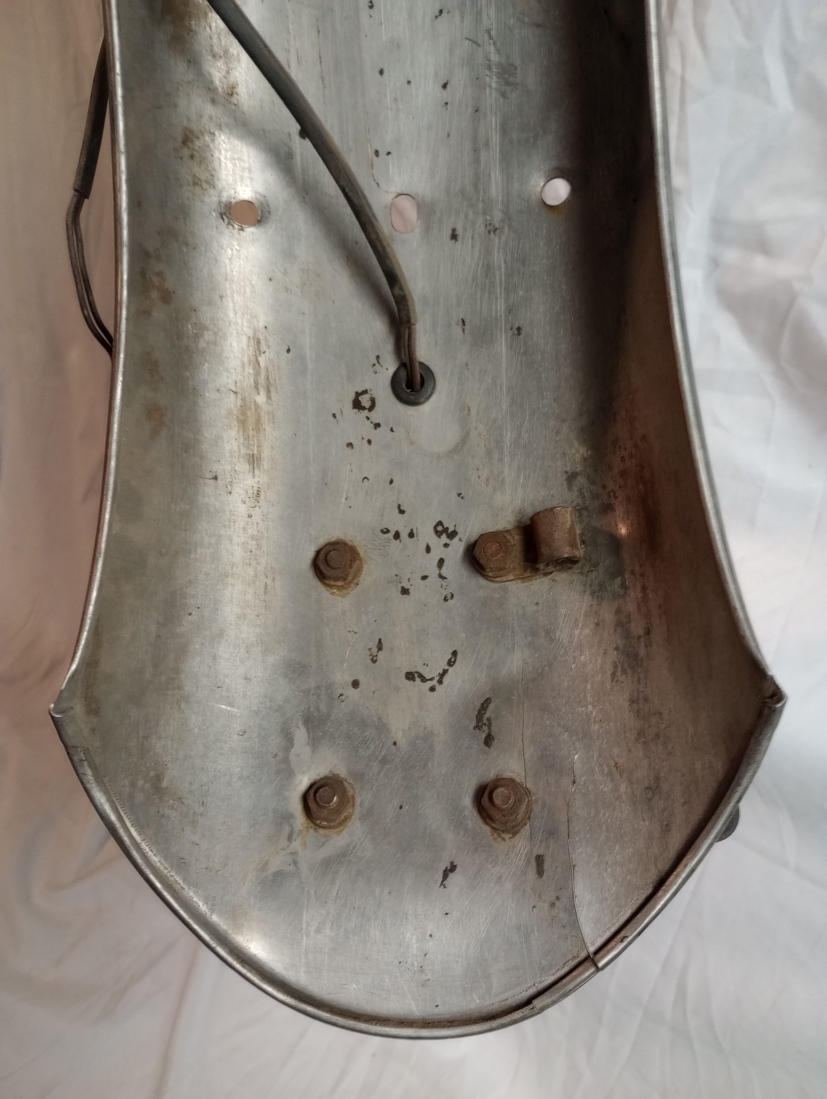 82-8144U Rear Stainless Fender, Triumph 1966-1969 - USED