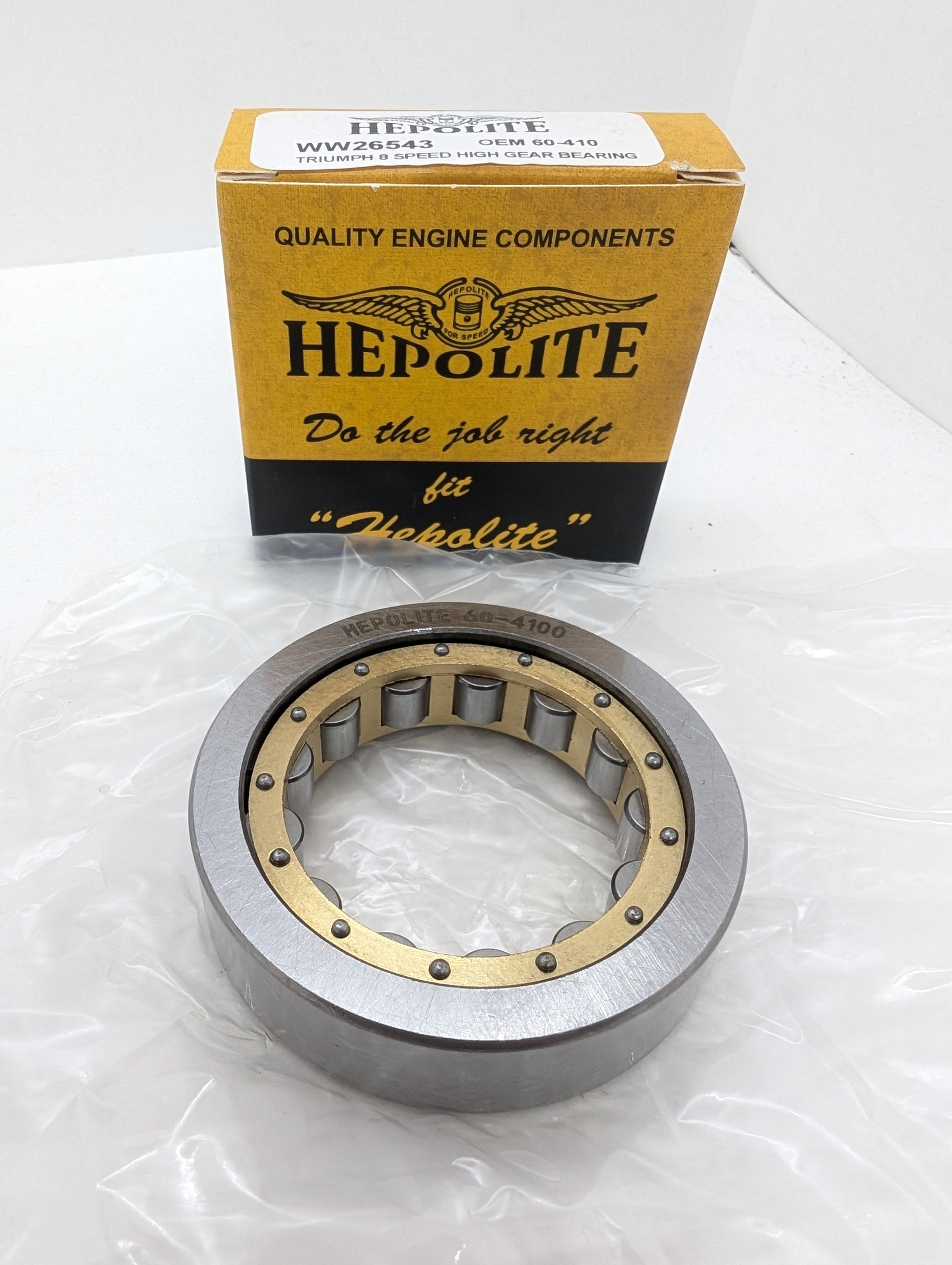 60-4100H Bearing, High Gear, Outer, Tri 750 T140/T150, Hepolite