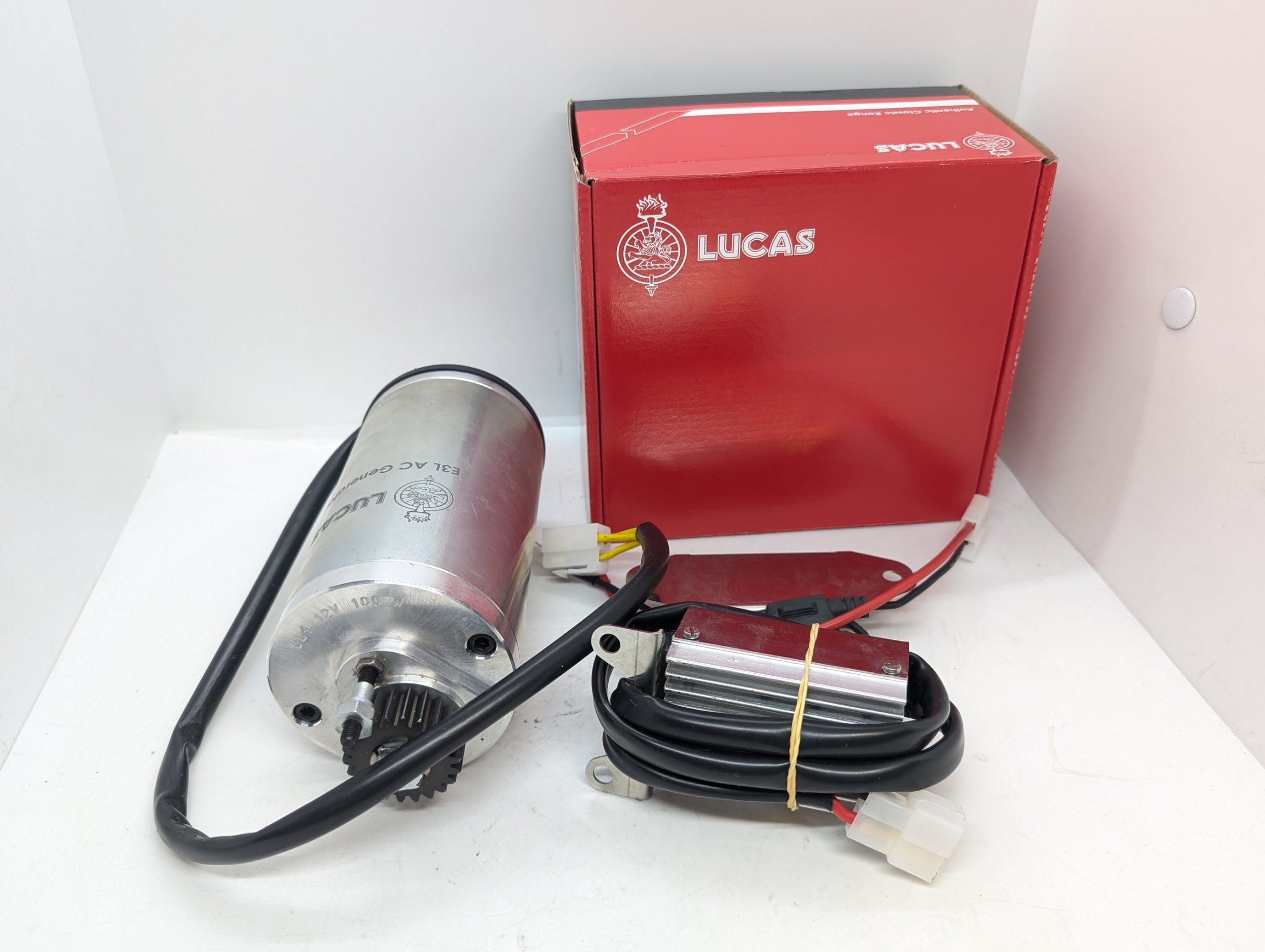0000001L Lucas 12V Generator with Regulator for Lucas Magdyno