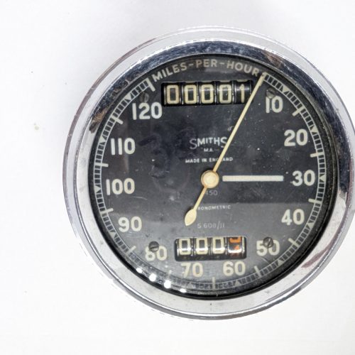 S608/11 Genuine Smiths Chronometric Speedometer Black Face, 120MPH