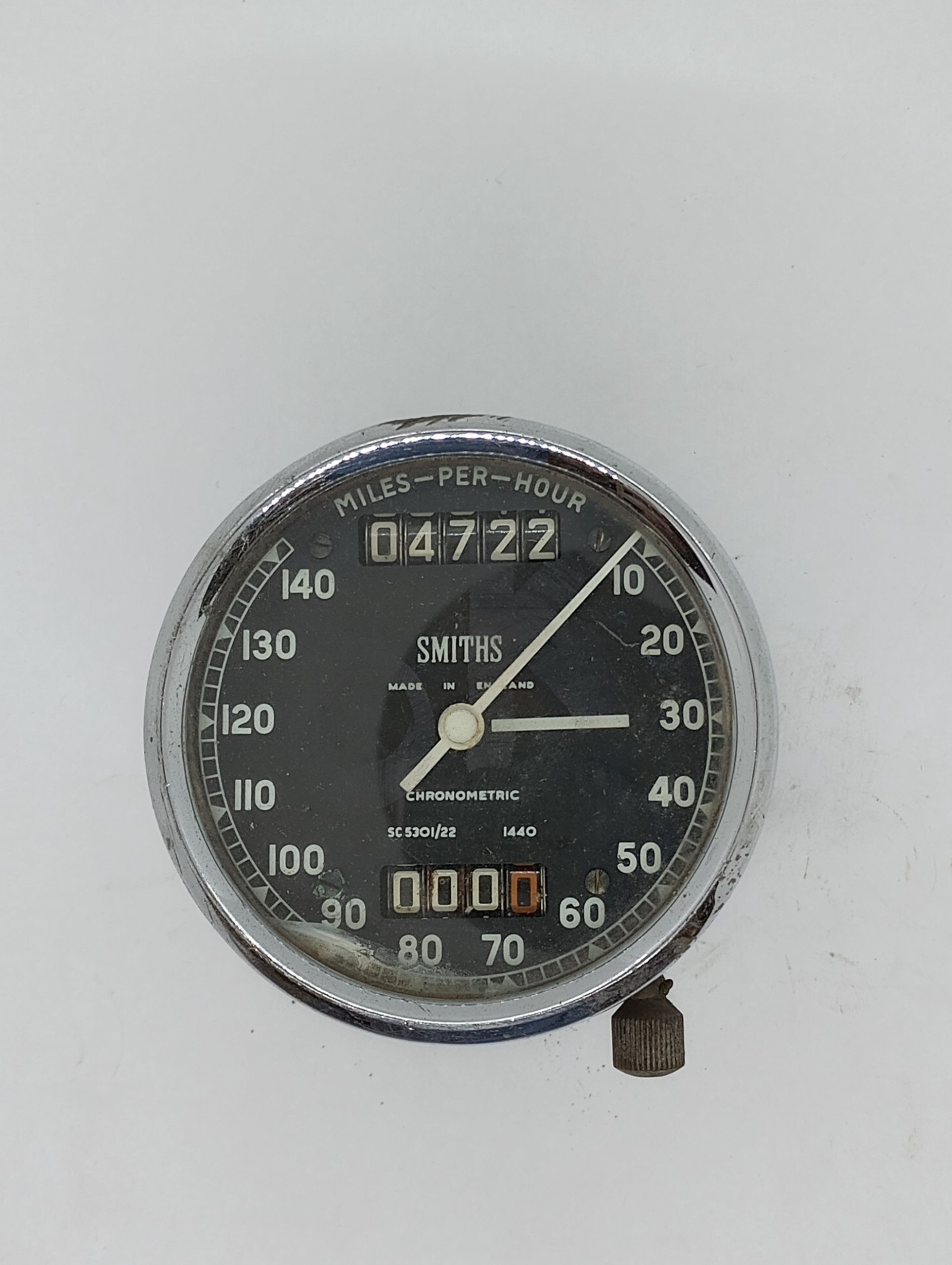 SC 5301/22 1440 Smiths Chronometric Speedometer Black Face 140MPH-USED