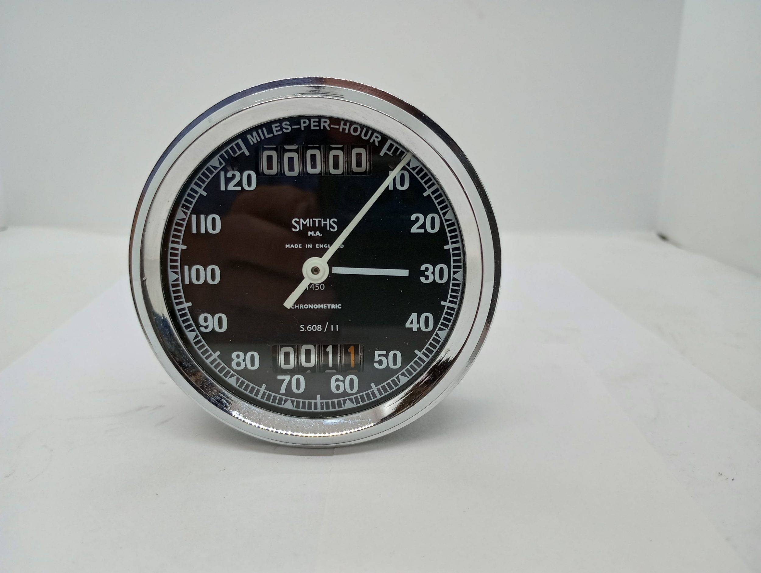 S608/11 1450 Smiths Chronometric Speedometer Black Face, 120MPH- NEW