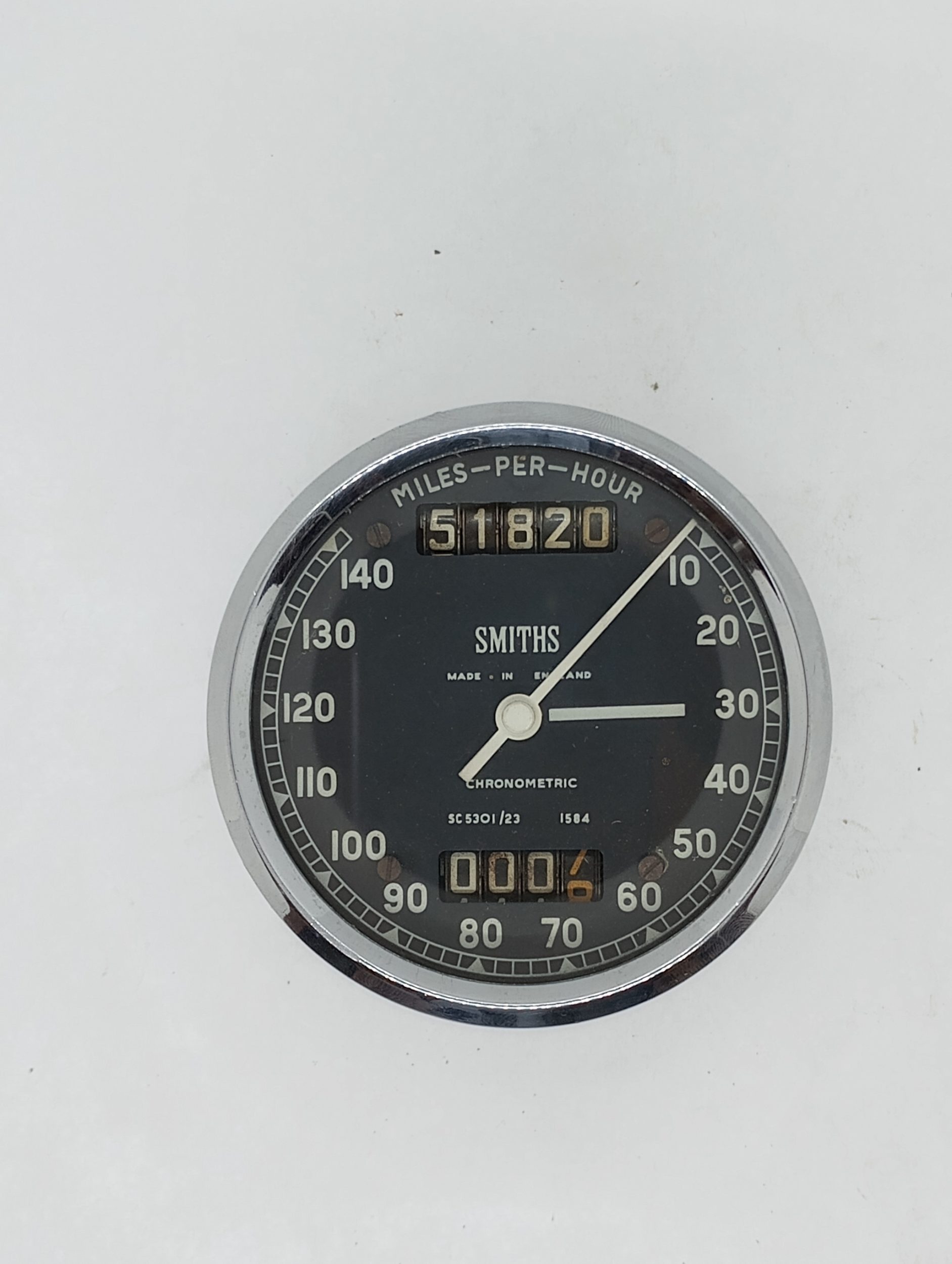 SC 5301/23 1528 Smiths Chronometric Speedometer Black Face 140MPH - USED