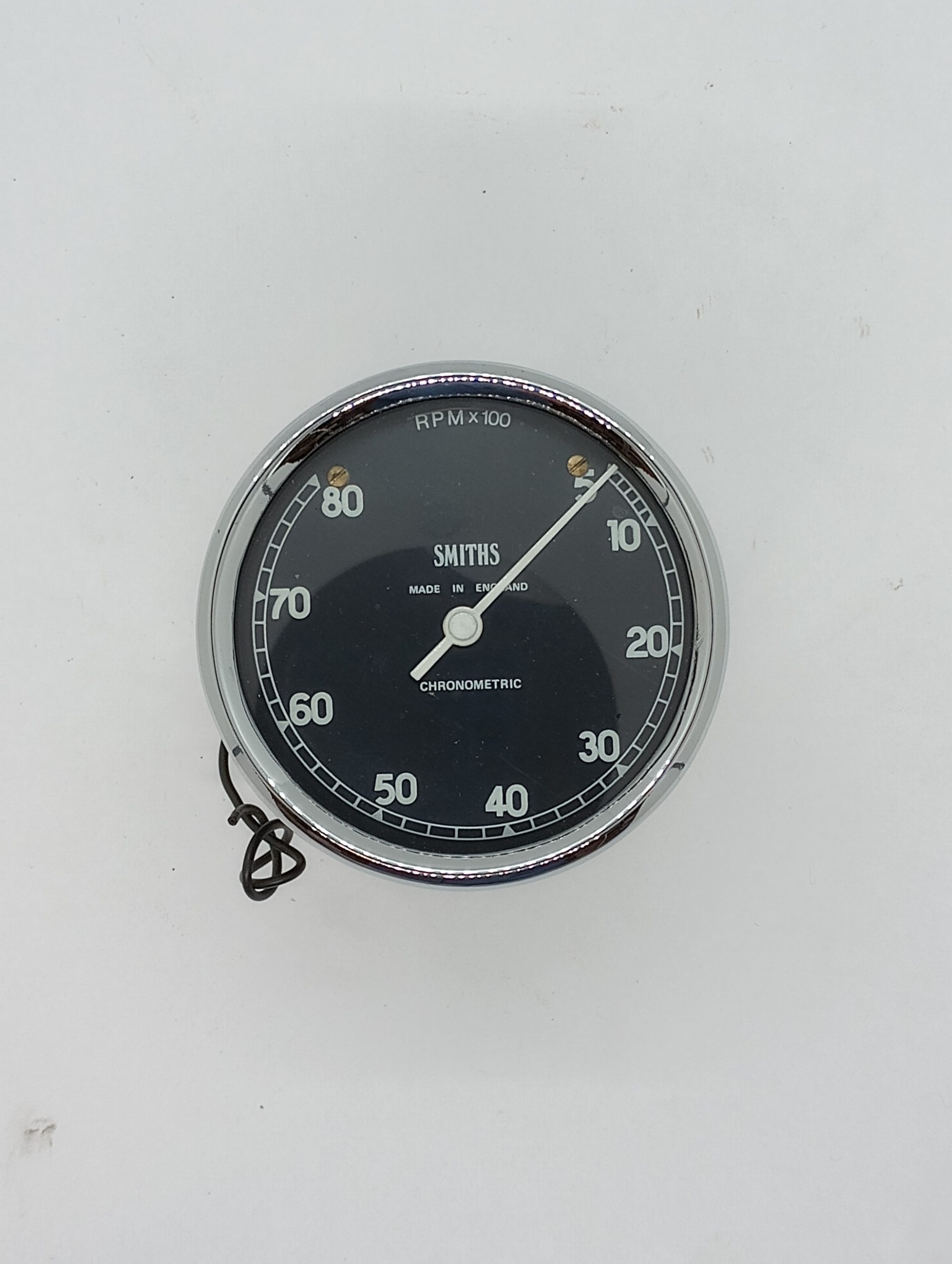 RC.1303/03 Smiths Chronometric Tachometer, 500-8K RPM, Black Face - Rebuilt