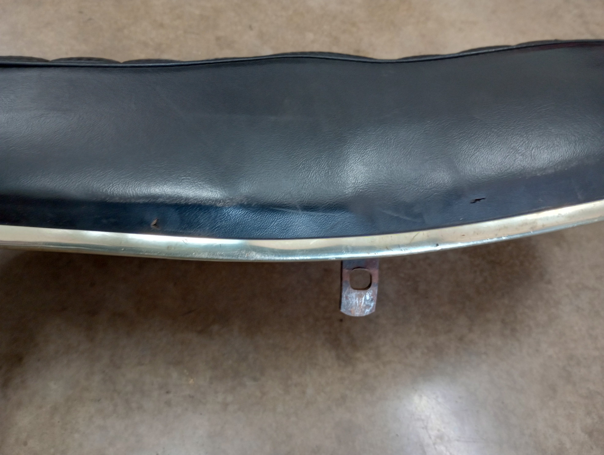 83-1573U Seat, Triumph 1970, Pleated Basket Weave - USED#2