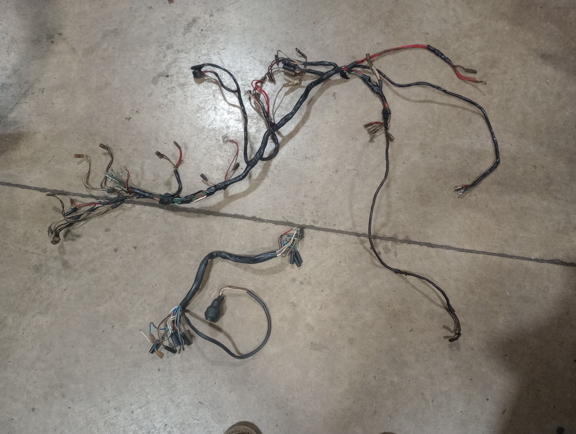 54961586U Wiring Harness Main and Head Light Norton Commando 1970-74 - USED