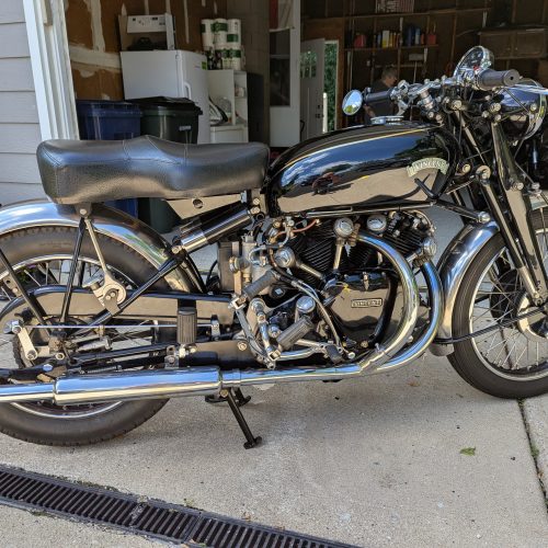 1950 Vincent Black Shadow