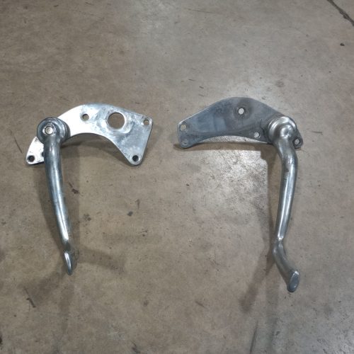 82-9625, 86-9642, 82-9624, 82-9641, BSA, A75 Rocket 3 Foot Pegs w/ Engine Plates - USED,