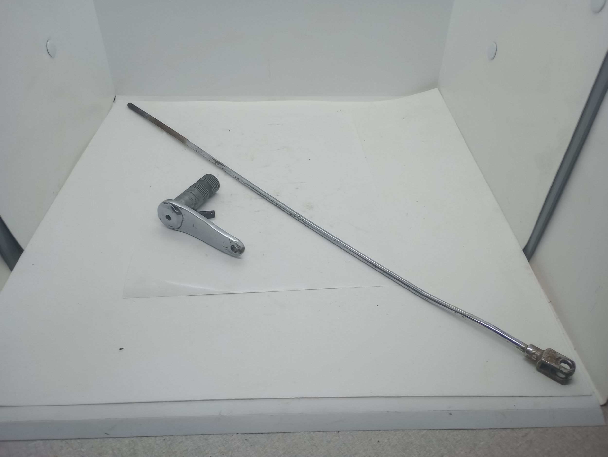 83-3241U, 83-3242U, BSA A75 Rocket 3, Rear Brake Shaft, Rod, Chrome - USED
