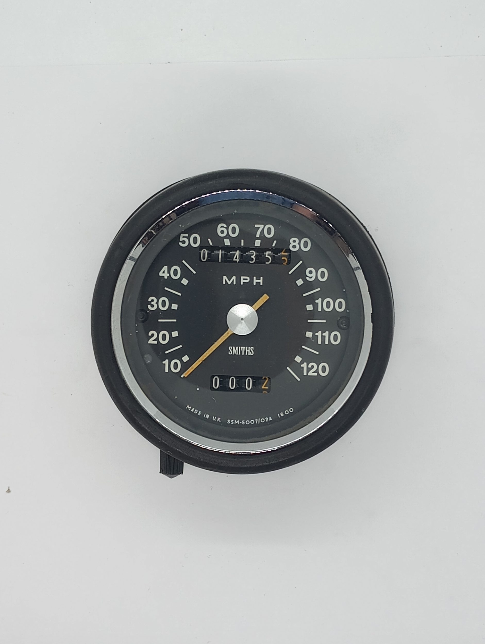 SSM 5007/02A 1600 *USED* Smiths Speedometer, 120 mph, Black Face