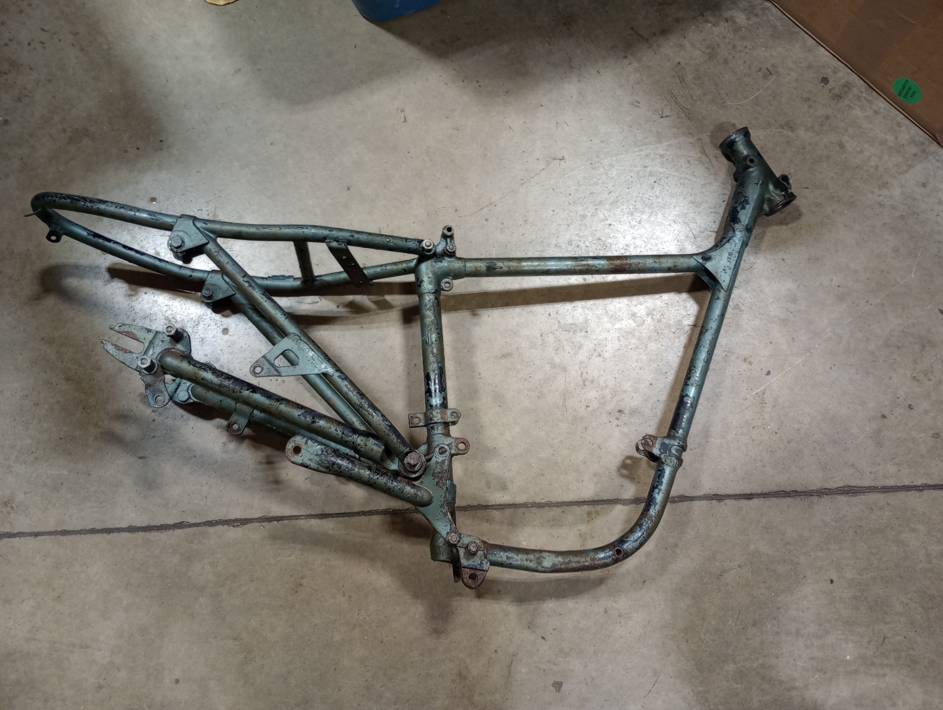 82-4050, T20 Triumph Tiger Cub Complete Frame/Rear Section and Swingarm
