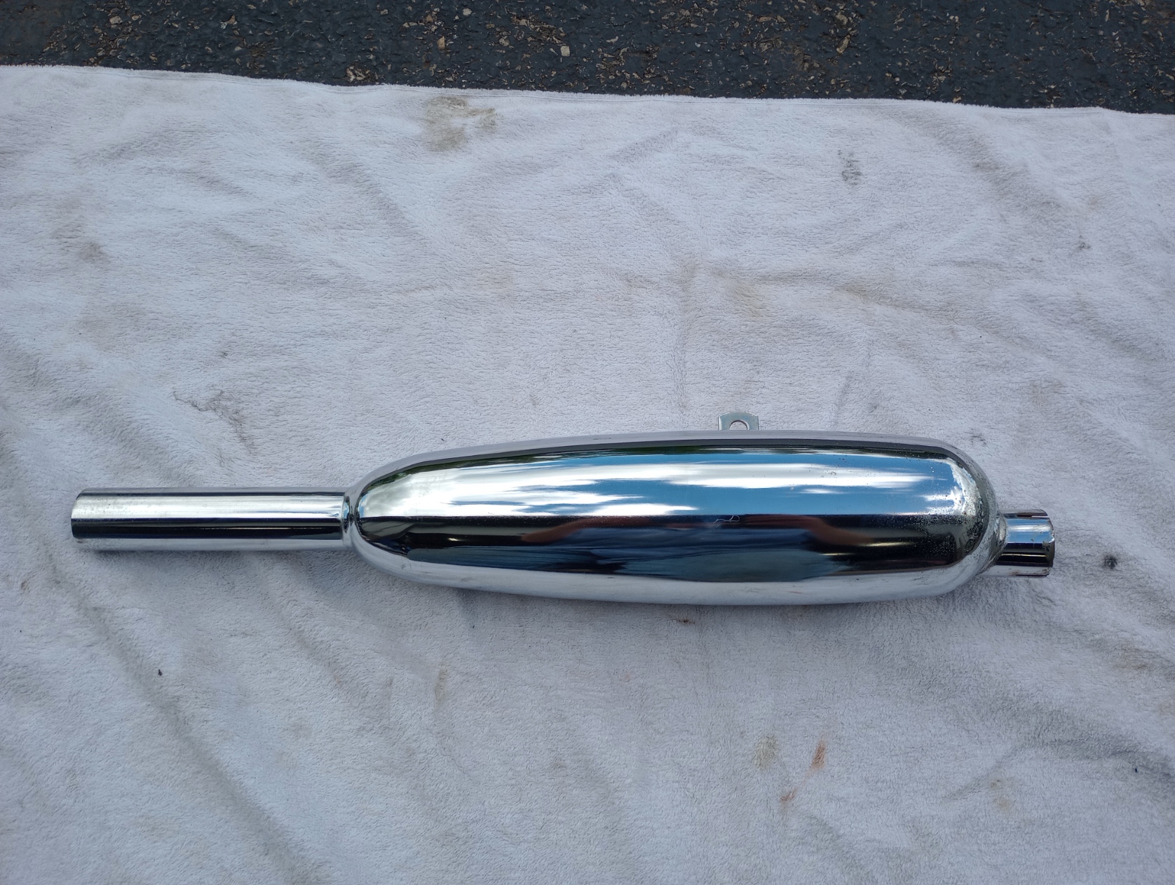 70-3928 Triumph Tiger Cub Low Pipe Silencer