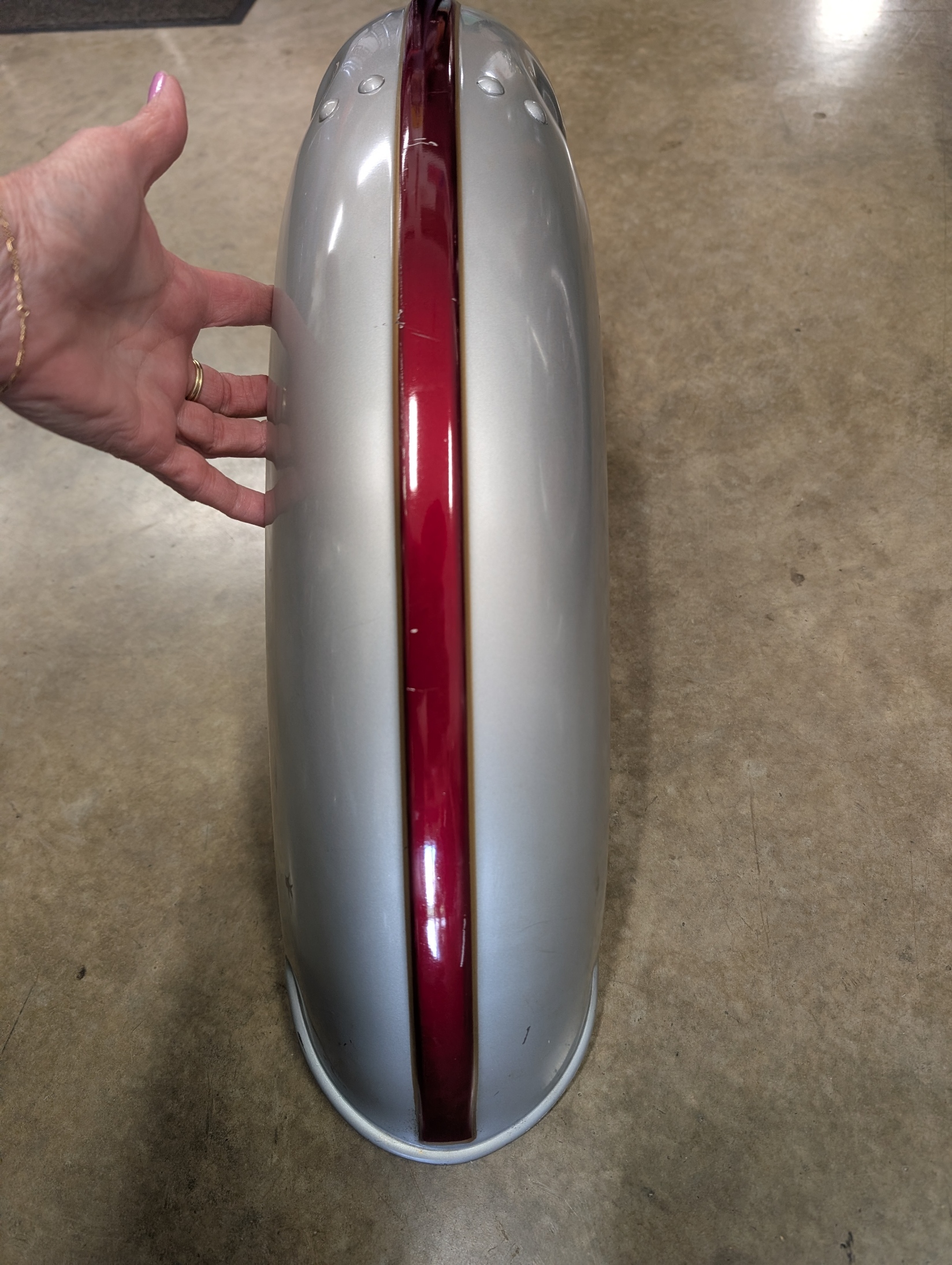 97-0929 NOS Painted Front Fender, Triumph T20/Cub, 1963 on