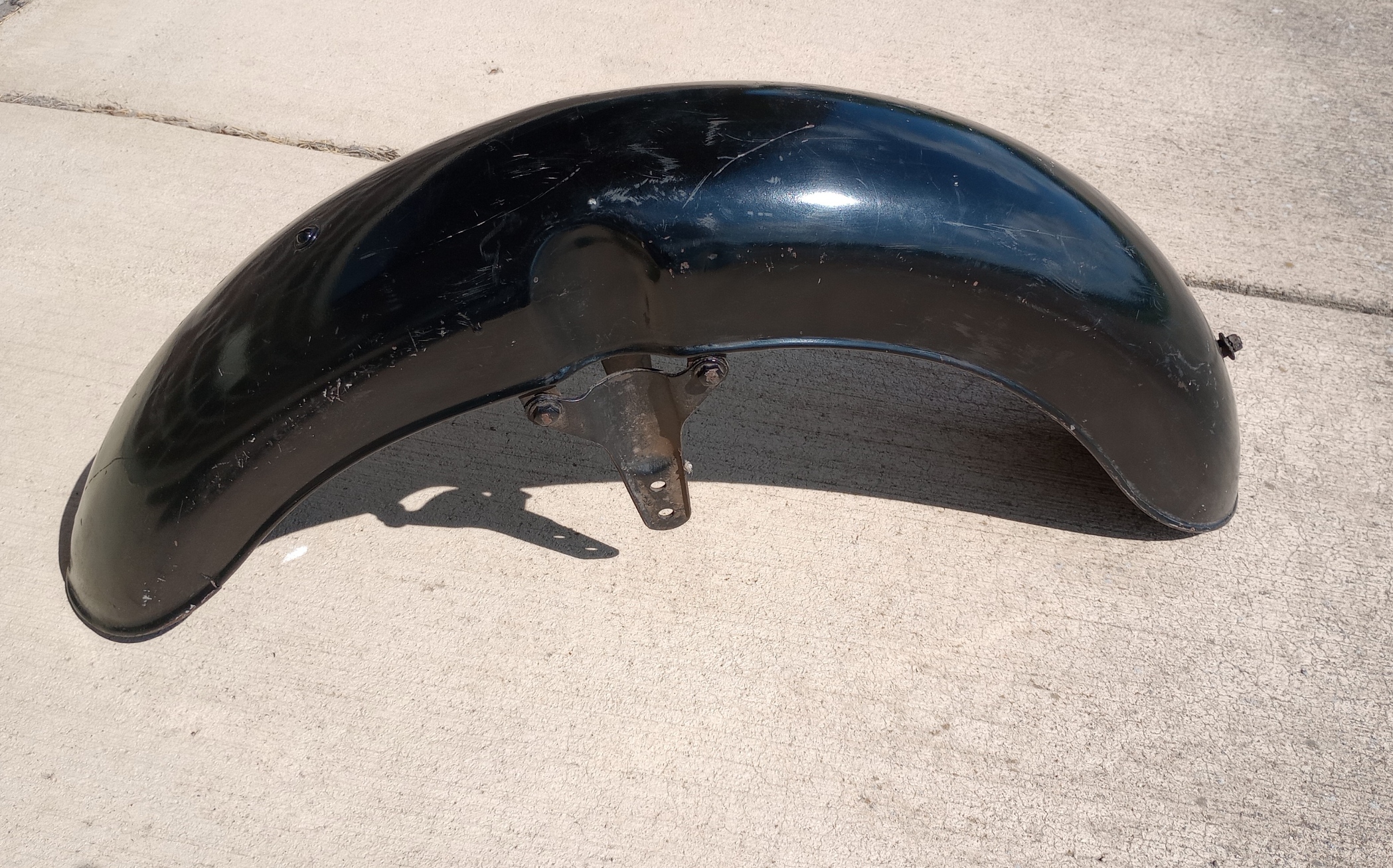 42-6555/3 Front Fender, BSA A10, Late, Valanced - Used Original