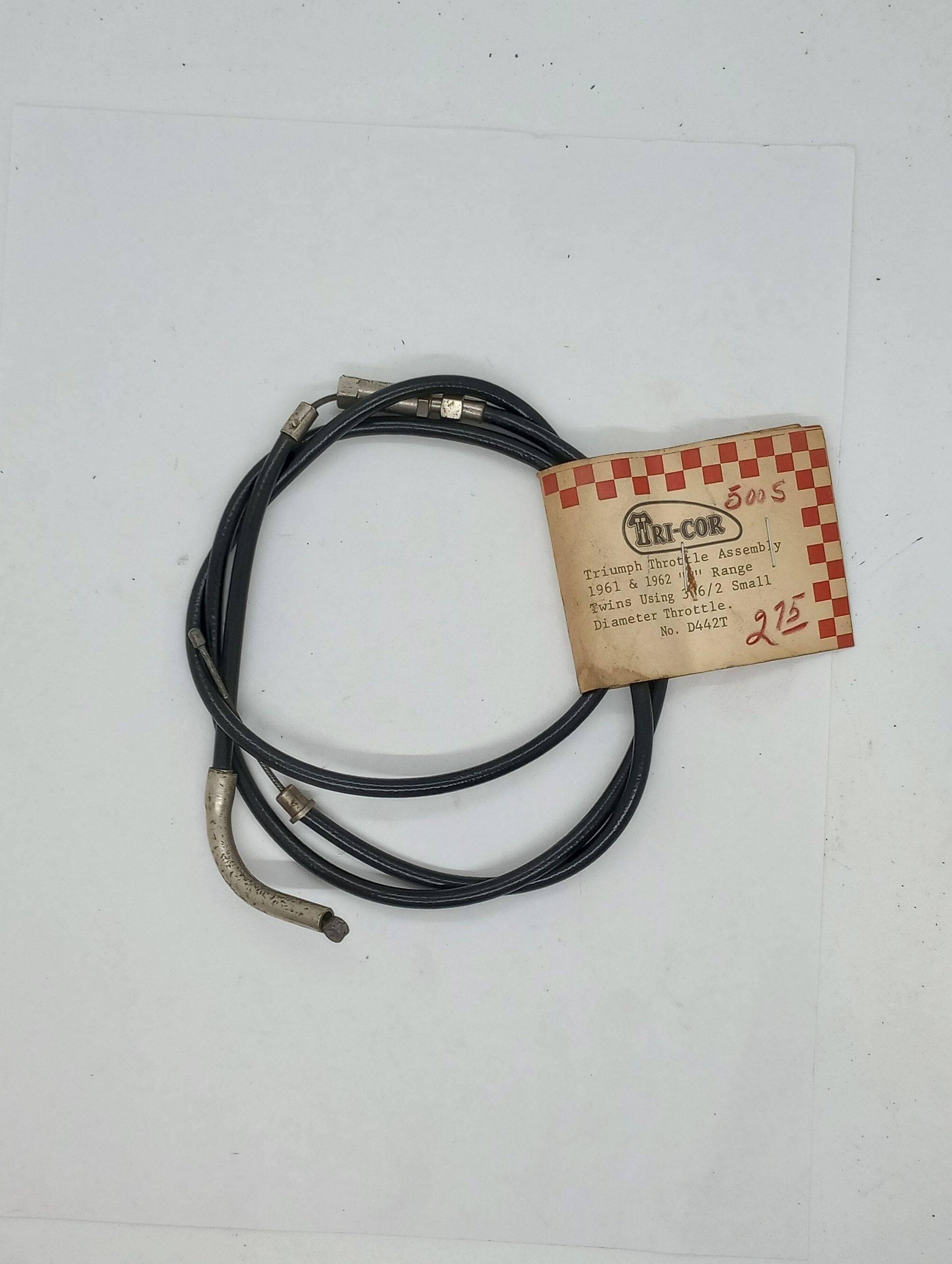 60-442 Triumph Throttle Cable Pre-unit
