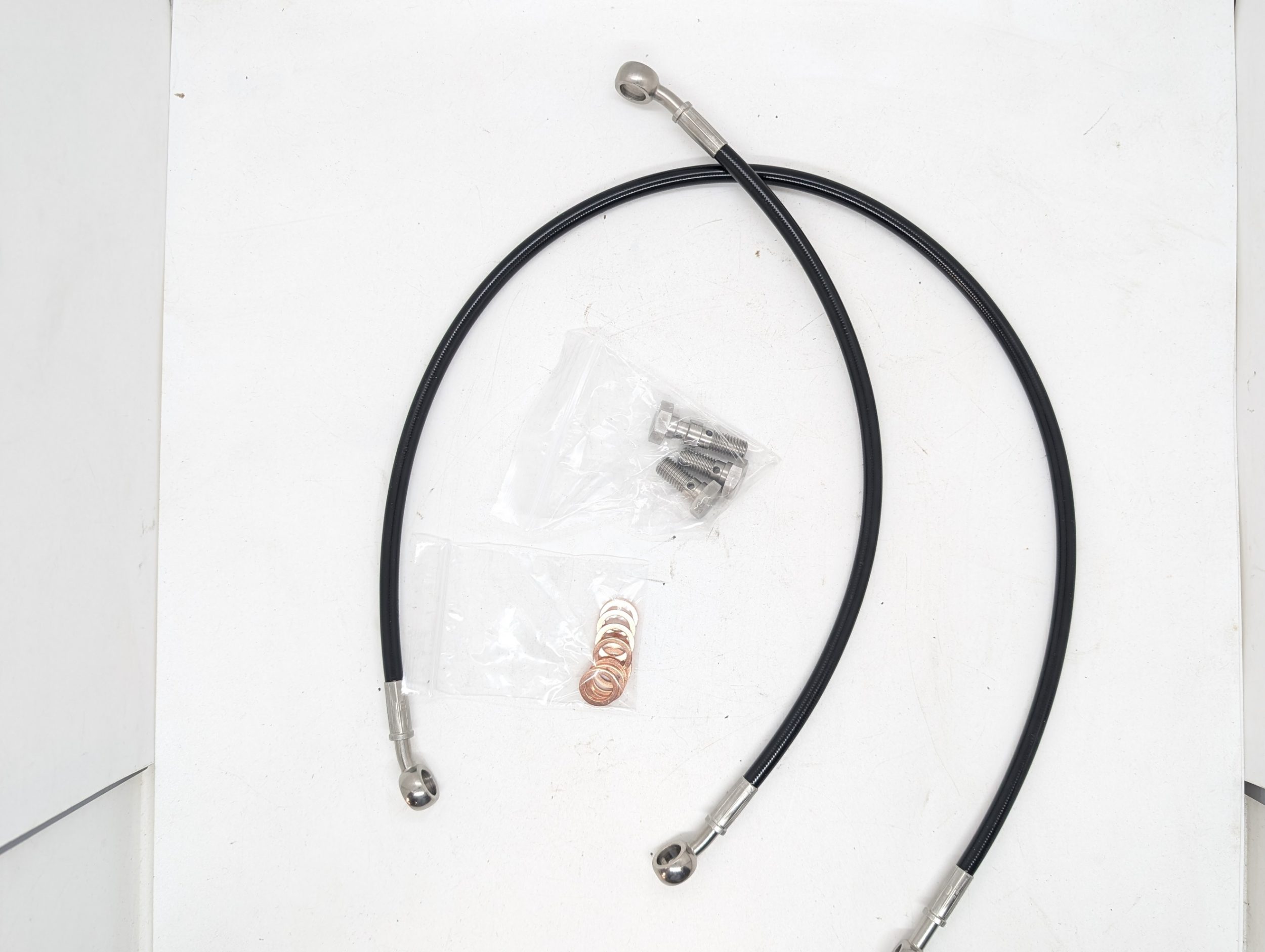 062168/W Wassell Rocker Oil Feed Line, Stainless Hardware, Norton