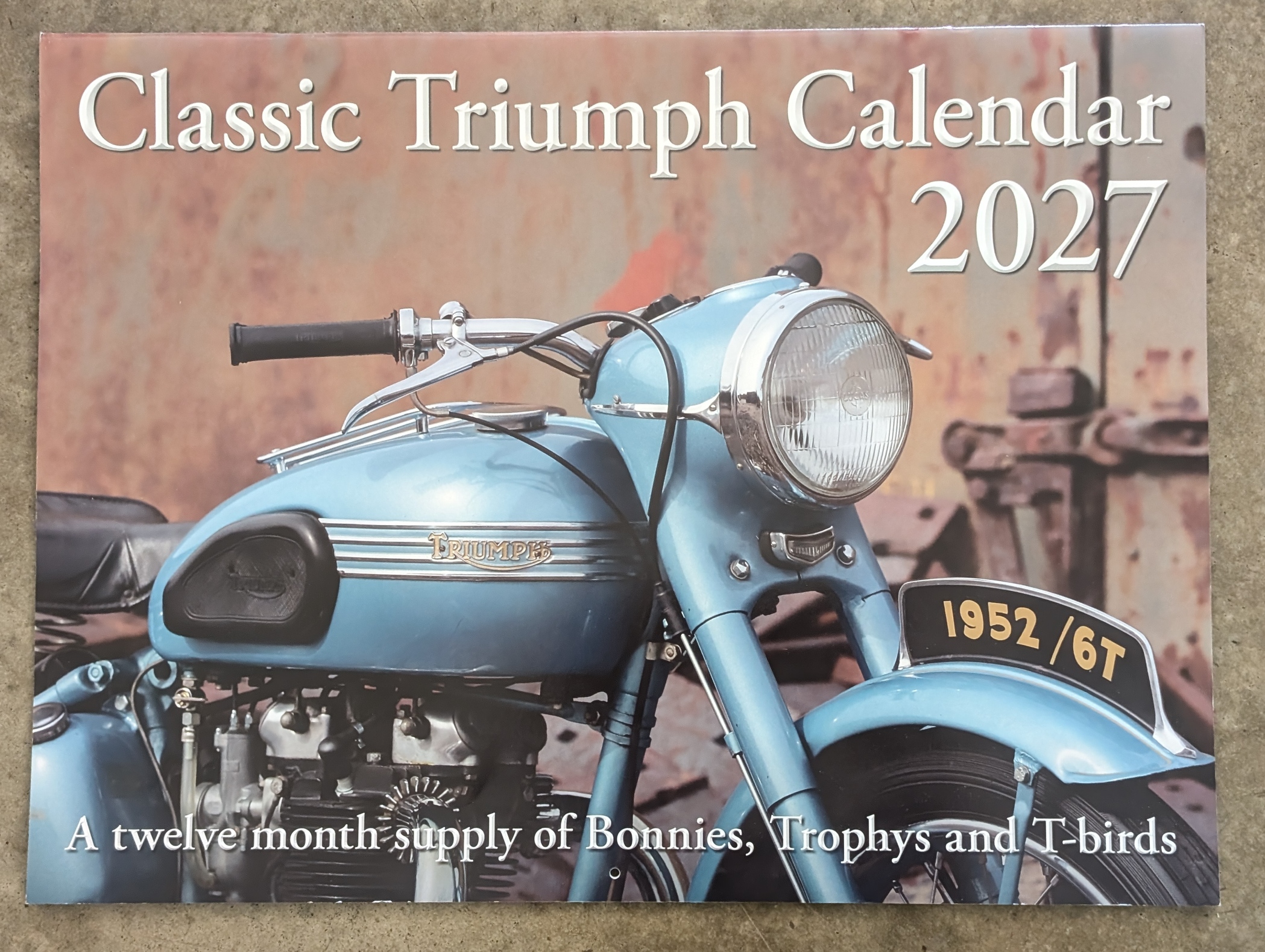 2027 Classic Triumph Calendar 2027